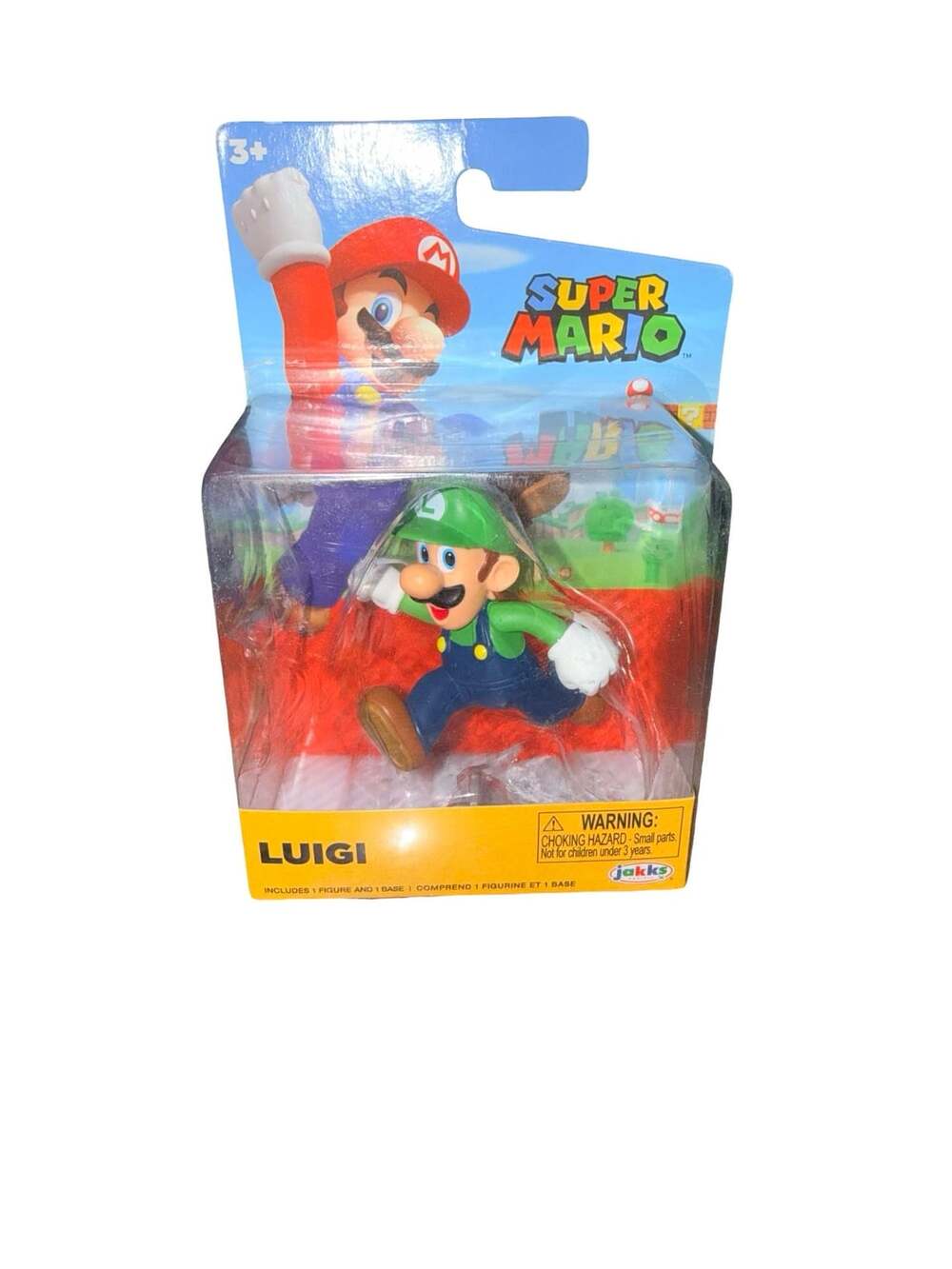 Super Mario Luigi 2.5 Inch Action Figure Jakks Pacific New